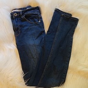 High rise skinny jeans
